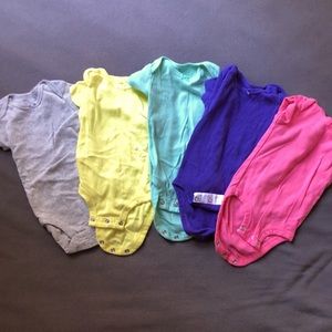 Carter's 5-pack girls bodysuits